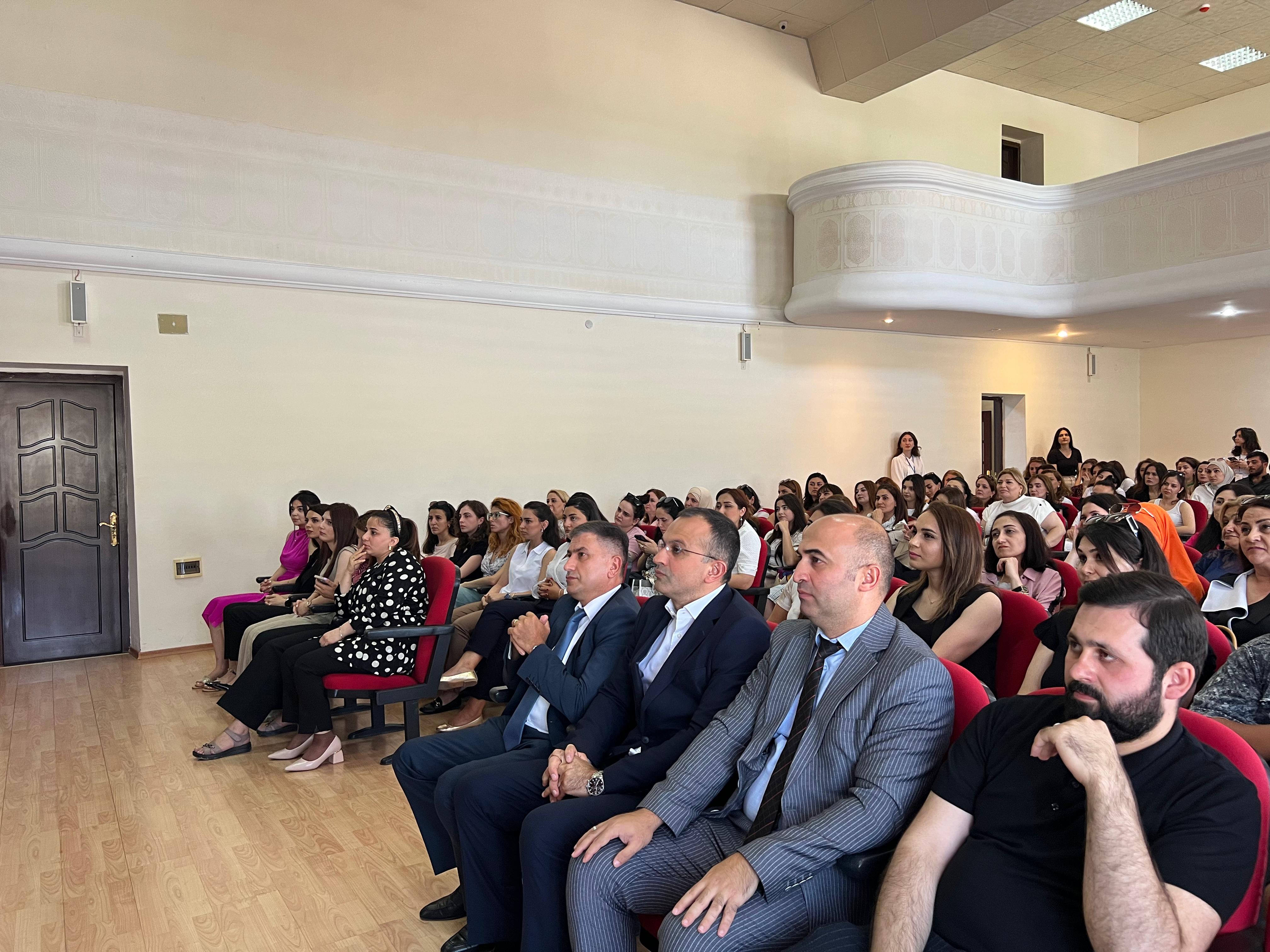“Psixoloji diaqnostika və psixokorreksiya üsulları” təliminin bağlanış mərasimi keçirilib